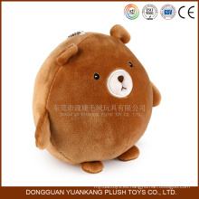 Llavero lindo del oso de peluche de la felpa de Brown mini de los 12cm